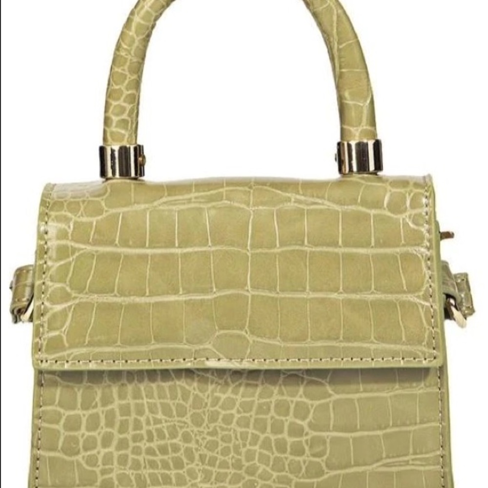Baby doll mini purse olive green